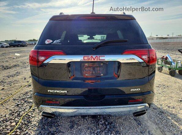 1GKKNXLS8HZ319268 2017 GMC ACADIA Black უკანა ხედი