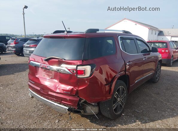 1GKKNXLS8JZ117343 2018 GMC ACADIA Red 