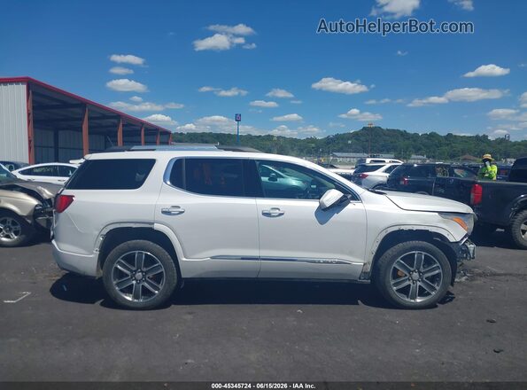 1GKKNXLS8JZ136359 2018 GMC ACADIA White Widok wnętrza 360 stopni