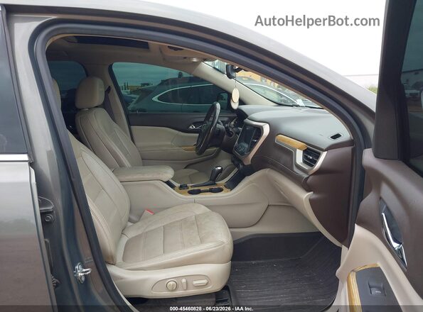 1GKKNXLS8JZ178160 2018 GMC ACADIA Серый Вид салона спереди