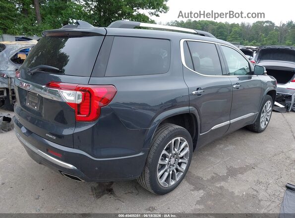 1GKKNXLS8PZ124687 2023 GMC ACADIA Blue Հետևի աջ