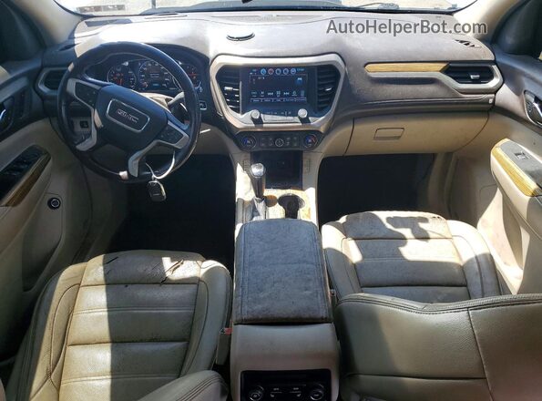 1GKKNXLS9HZ204646 2017 GMC ACADIA Белый Вид панели приборов