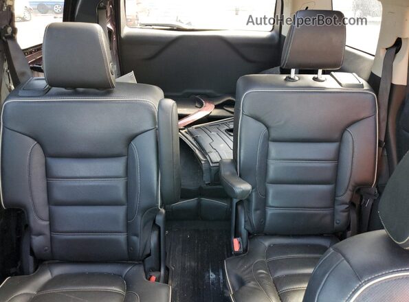 1GKKNXLS9JZ126004 2018 GMC ACADIA Burgundy Հետևի նստատեղերի տեսք