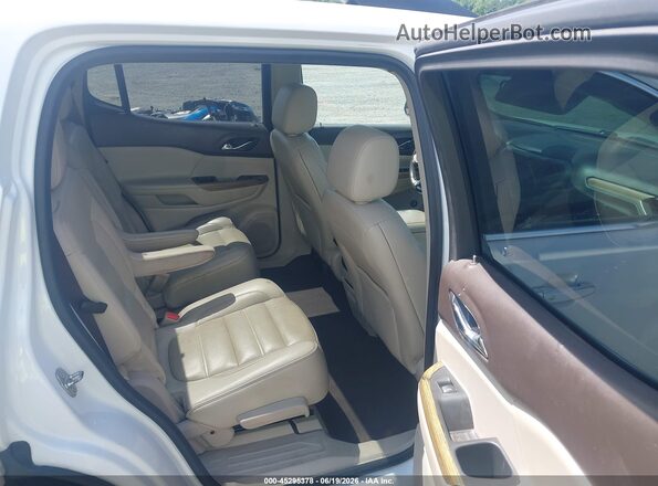 1GKKNXLSXHZ310555 2017 GMC ACADIA White Вид наклейки з VIN-кодом