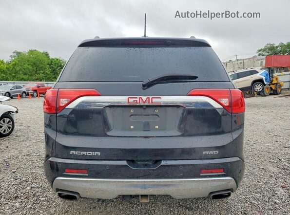 1GKKNXLSXJZ158458 2018 GMC ACADIA Black Հետևի տեսք