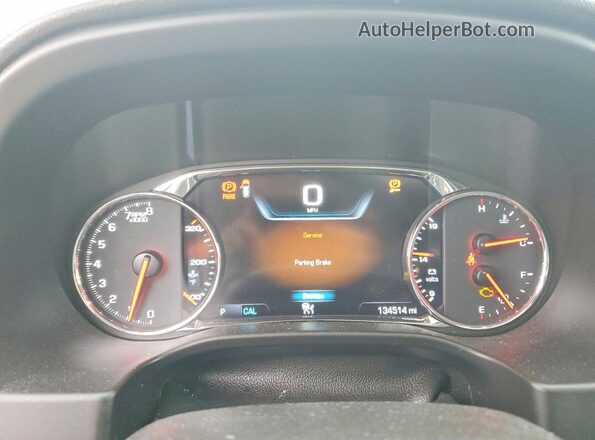 1GKKNXLSXJZ158458 2018 GMC ACADIA Black Սարքավորումների վահանակի տեսք