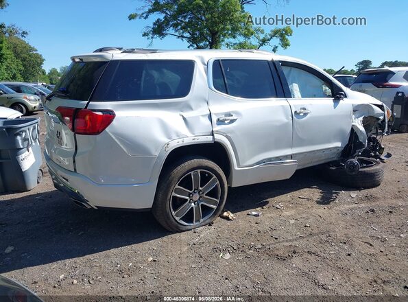 1GKKNXLSXKZ121640 2019 GMC ACADIA White Tył prawy