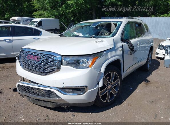 1GKKNXLSXKZ121640 2019 GMC ACADIA White Przód lewy