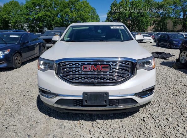 1GKKNXLSXKZ276219 2019 GMC ACADIA Белый Вид спереди