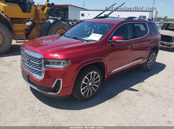 1GKKNXLSXMZ230537 2021 GMC ACADIA Red Front left