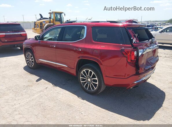 1GKKNXLSXMZ230537 2021 GMC ACADIA Red Rear left