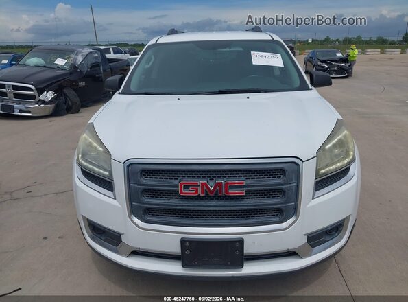 1GKKRNED2GJ211510 2016 GMC ACADIA White ხელსაწყოთა პანელის ხედი