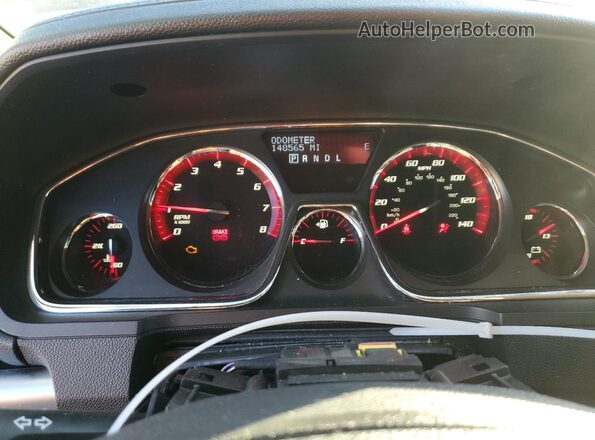 1GKKRNED5GJ278005 2016 GMC ACADIA Charcoal Instrument cluster view