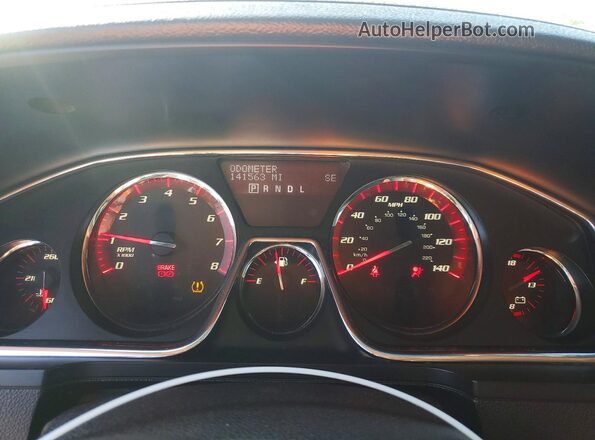 1GKKRNED9GJ106236 2016 GMC ACADIA White Widok zestawu wskaźników