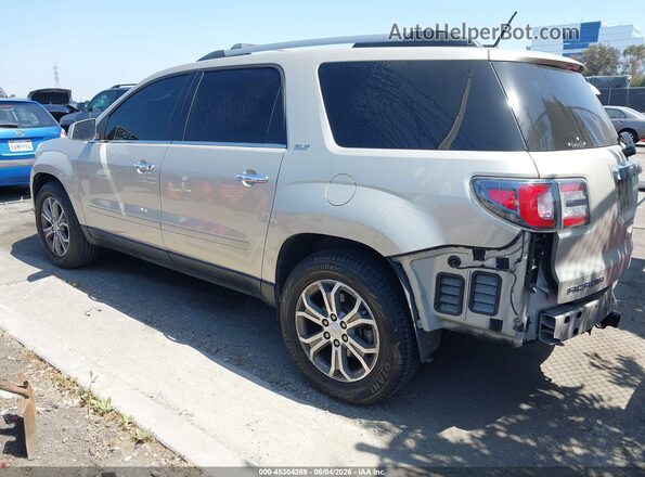 1GKKRRKD3GJ271369 2016 GMC ACADIA Бежевый Задняя левая четверть