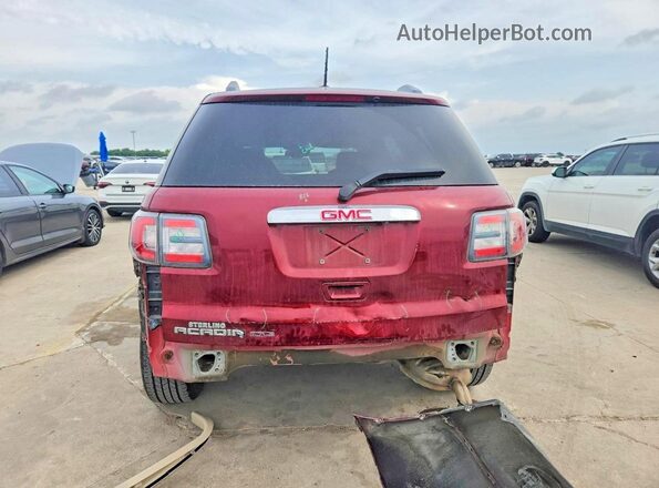 1GKKRSKD0HJ197966 2017 GMC ACADIA Burgundy უკანა ხედი