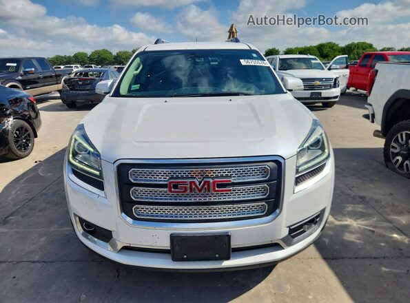 1GKKRSKD0HJ201059 2017 GMC ACADIA White წინა ხედი