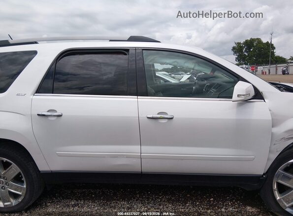 1GKKRSKD3HJ230331 2017 GMC ACADIA White Widok wnętrza z tyłu