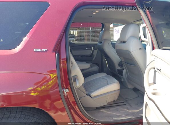 1GKKRSKD9GJ155133 2016 GMC ACADIA Burgundy VIN კოდის სტიკერის ხედი