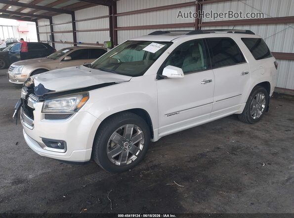 1GKKRTKD4GJ109635 2016 GMC ACADIA Белый Передняя левая четверть