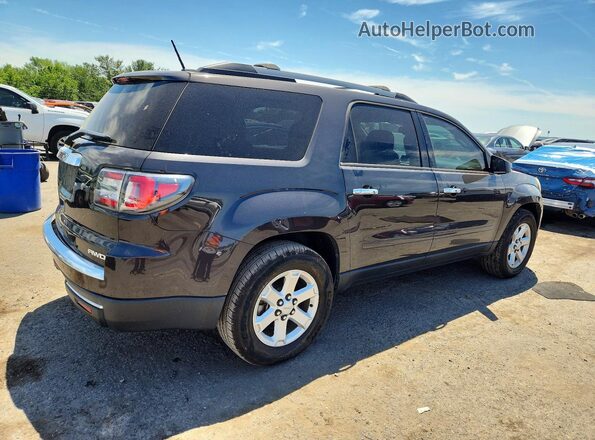 1GKKVPKD5GJ277089 2016 GMC ACADIA Black Trasero derecho