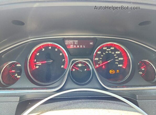 1GKKVPKD5GJ277089 2016 GMC ACADIA Black Vista del cuadro de instrumentos