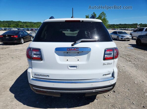 1GKKVRKD2GJ274582 2016 GMC ACADIA White უკანა ხედი