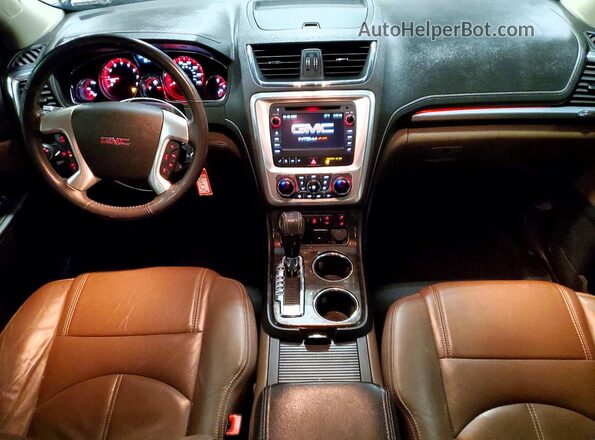 1GKKVRKD7GJ215558 2016 GMC ACADIA Black Вид панелі приладів
