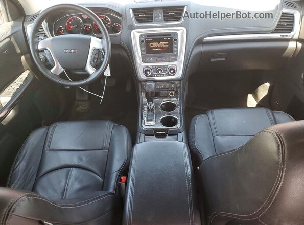 1GKKVRKD8GJ304233 2016 GMC ACADIA Maroon Widok deski rozdzielczej