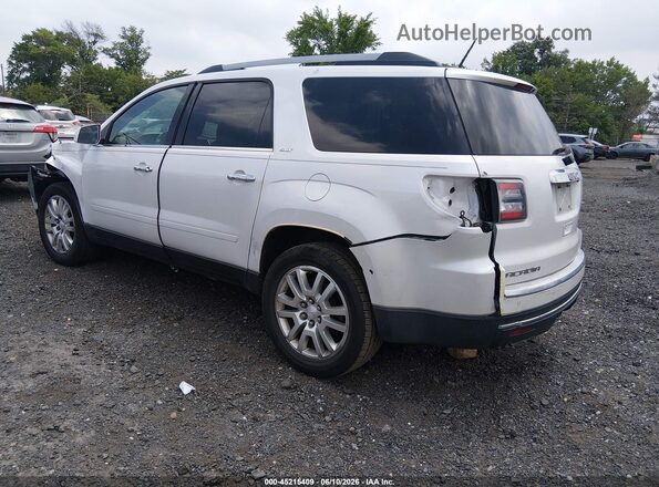 1GKKVRKDXGJ110271 2016 GMC ACADIA Белый Задняя левая четверть