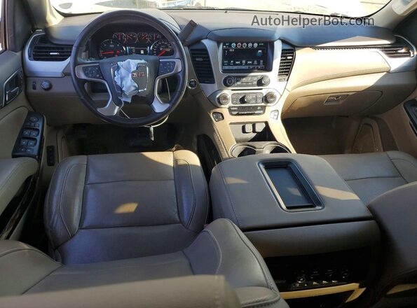 1GKS1BKC3LR160435 2020 GMC YUKON White Dashboard view