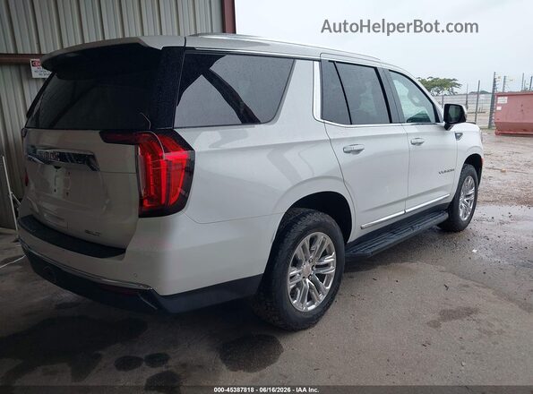 1GKS1BKD2MR184591 2021 GMC YUKON White Հետևի աջ