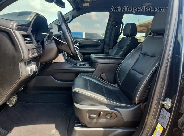 1GKS1BKD7MR252142 2021 GMC YUKON Gray Вид салону спереду