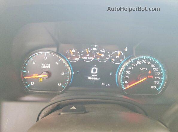 1GKS1CKJ8LR103250 2020 GMC YUKON Silver ხელსაწყოთა პანელის ხედი