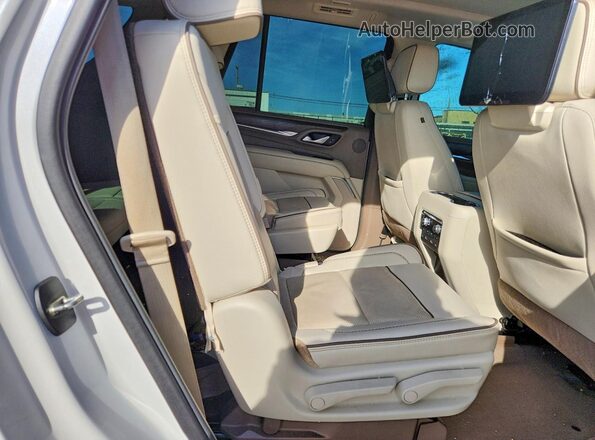 1GKS1DKL8MR382000 2021 GMC YUKON White Հետևի նստատեղերի տեսք