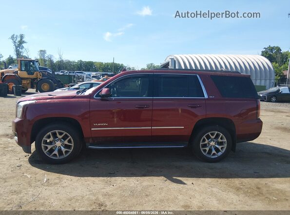 1GKS2BKC3HR346156 2017 GMC YUKON Red Панорамний вид салону 360°