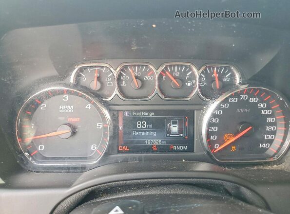 1GKS2BKC6GR410236 2016 GMC YUKON Burgundy Вид щитка приладів