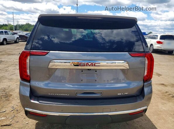 1GKS2BKD6MR416655 2021 GMC YUKON Gray Вид ззаду
