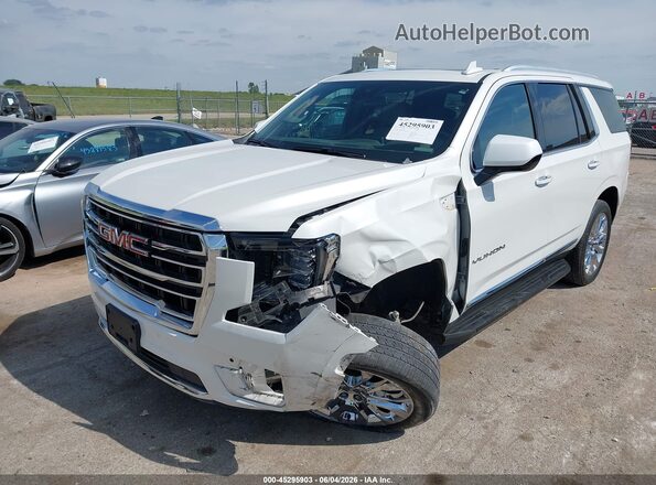 1GKS2BKD6PR128817 2023 GMC YUKON Белый Передняя левая четверть