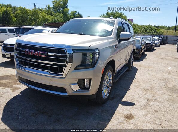 1GKS2BKDXPR132112 2023 GMC YUKON Tan Vista tres cuartos delantera izquierda