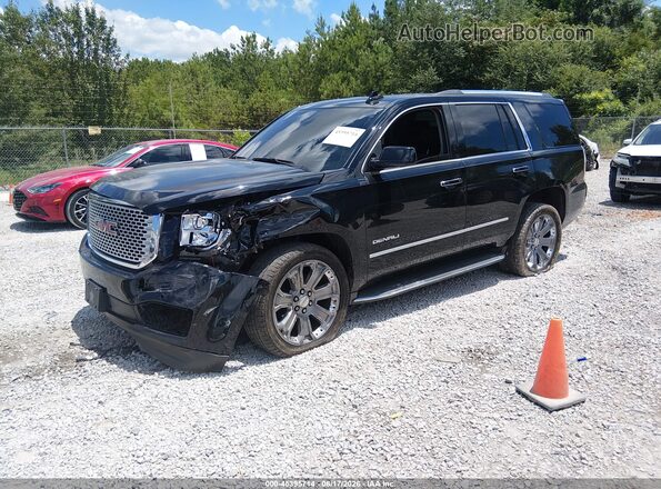 1GKS2CKJ1GR197832 2016 GMC YUKON Black Առջևի ձախ երեք քառորդ տեսարան