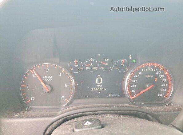 1GKS2CKJ2GR208238 2016 GMC YUKON Черный Вид щитка приборов