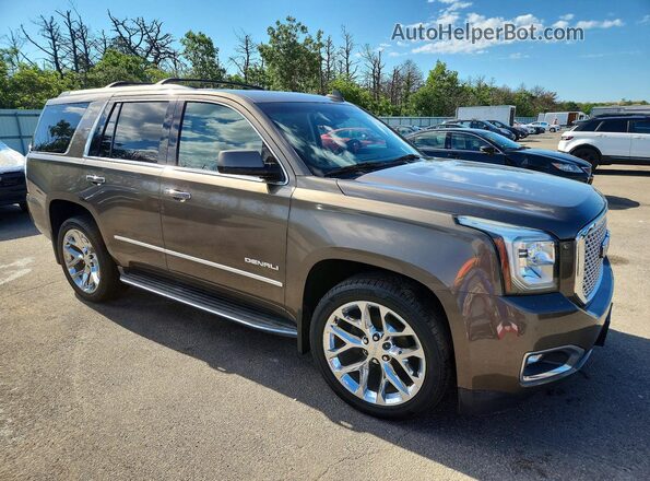 1GKS2CKJ4GR241869 2016 GMC YUKON Tan Delantero derecho
