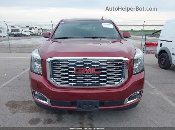 1GKS2CKJ7JR264604 2018 GMC YUKON Red Widok zestawu wskaźników