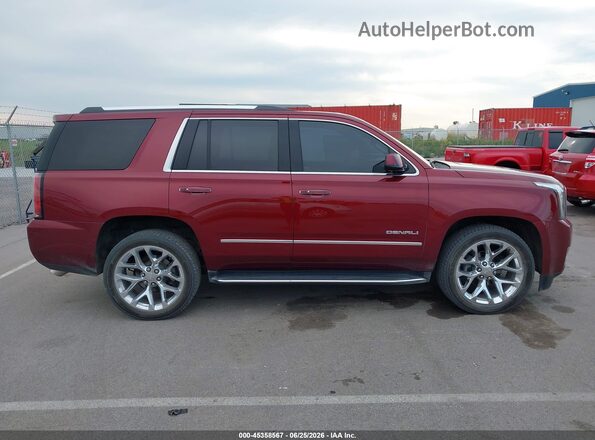 1GKS2CKJ7JR264604 2018 GMC YUKON Red Widok wnętrza z tyłu