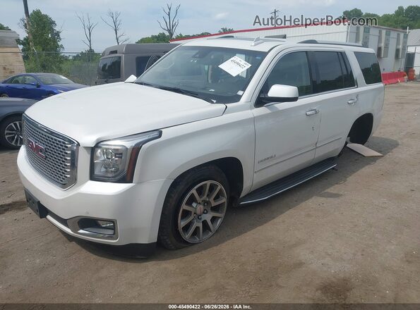 1GKS2CKJ8HR295886 2017 GMC YUKON Белый Передняя левая четверть