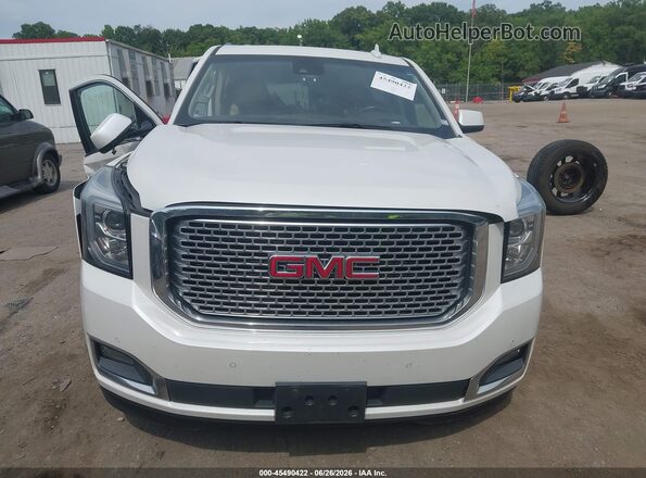 1GKS2CKJ8HR295886 2017 GMC YUKON Белый Вид задней части салона