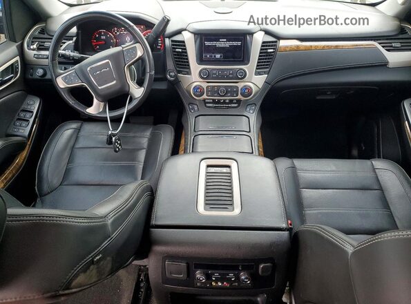 1GKS2CKJ9GR201495 2016 GMC YUKON Brown Widok deski rozdzielczej