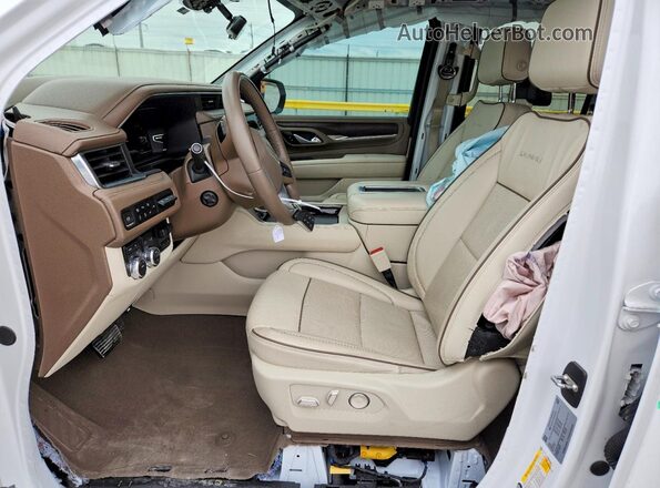 1GKS2DKL8RR110342 2024 GMC YUKON White წინა სალონის ხედი
