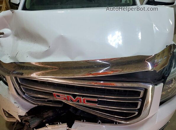 1GKS2FEC2GR256837 2016 GMC YUKON White ძრავის განყოფილების ხედი
